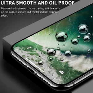 Protecteur d'écran de verre trempé imprimé par soie 2.5D pour XI / XI MAX 2019