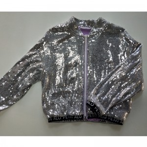 VESTE À SEQUINS SLIVER POUR ENFANTS RLCJ0003N