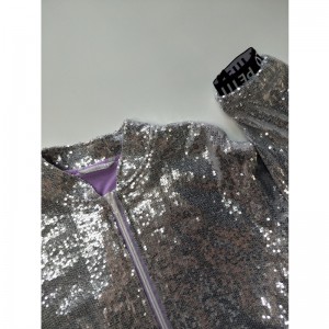 VESTE À SEQUINS SLIVER POUR ENFANTS RLCJ0003N