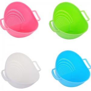 Panier d'égouttement de cuisine en silicone panier d'égouttement pratique panier à double poignée panier Taomi panier de fruits et légumes