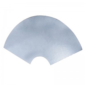 Filtre en acier inoxydable fritté de 1 micron