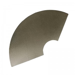 Filtre en acier inoxydable fritté de 1 micron