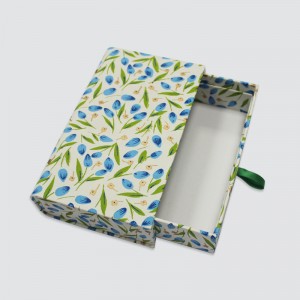 Le type facile de tiroir de traction a personnalisé la boîte-cadeau de cosmétiques de vêtements de vêtements de nourriture