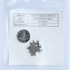 Aimant de micro-capteurs de performance de forme personnalisé en usine
