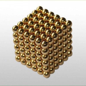 Sphère colorée personnalisée d'aimant éducatif de taille N35 NdFeB éducatif