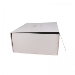 Boîte-cadeau faite sur commande d'aimant de forme de livre de luxe pour l'emballage cosmétique