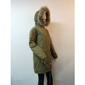 MANTEAU RESISTANT A LA DOUCHE POUR FEMMES A KHAKI RLWPC0086