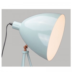Lampadaire trépied avec abat-jour en métal et fonction de réglage