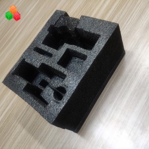 moule de haute qualité personnalisé die cut pack epe mousse intérieure antichoc coloré insert en mousse epe pour matériau d'emballage de bouteille