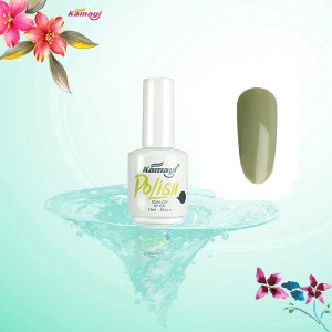 Kamayi Vente Chaude 15 ml Professionnel Uv Organique Couleur Gel Vernis À Ongles Vert Style Gel Polonais Pour Nail Art