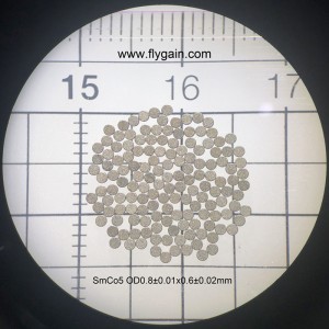 Excellent aimant permanent micro smco de terres rares