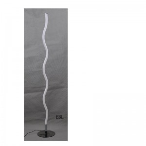 Lampadaire LED avec tube acrylique