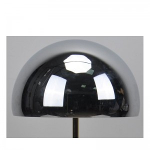 Lampe à poser LED avec base en marbre blanc