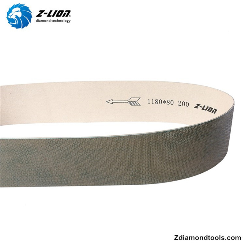 ZLION ZL-EB Electroplated Ceinture de polissage pour outil diamant flexible pour le verre, Projets en pierre