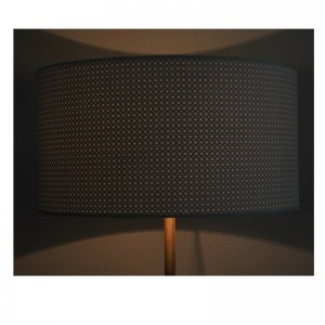 Lampadaire moderne avec abat-jour en tissu
