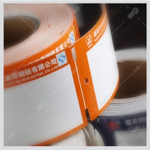 Étiquette de suspension en acier, étiquettes de suspension haute température