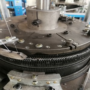 Chine en gros coton genou support genouillère machine à tricoter