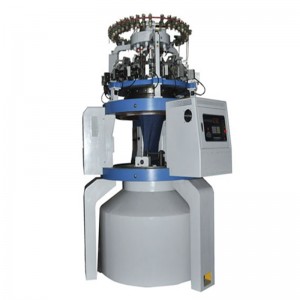 Machine à tricoter circulaire à coupe en boucle pour peluche à poil long