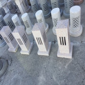 Lanternes en pierre Sculptures et sculptures sur pierre Naturel Travail pur à la main Unicité