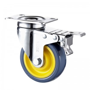 Usage moyen - Boîtier chromé avec roue Orange TPE 1