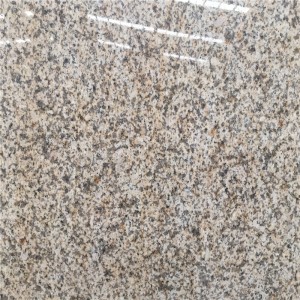 G682 dalle de granit jaune rouille brumeuse