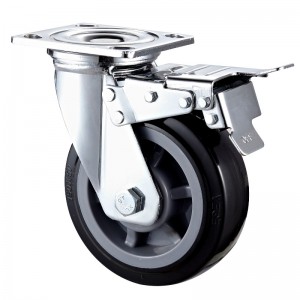 Usage intensif - Boîtier chromé avec roue TPE noire8