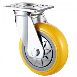 Usage intensif - Boîtier chromé avec roue TPE noire9