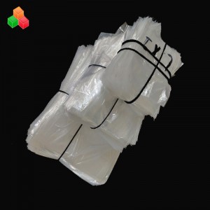 En gros personnalisé imprimé logo transparent recyclable shopping emballage non-toxique en plastique pe pain \/ collation sac d'emballage