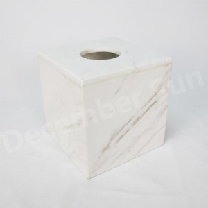 Ensemble d'accessoires de salle de bain en marbre blanc élégant et gracieux