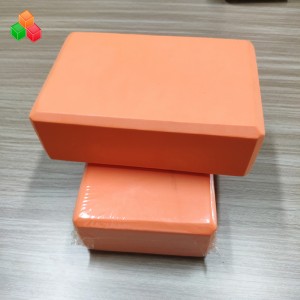 Approvisionnement en usine haute qualité mémoire eva blocs logo en relief OEM bloc de yoga exercice eco impression mousse pour formation de santé