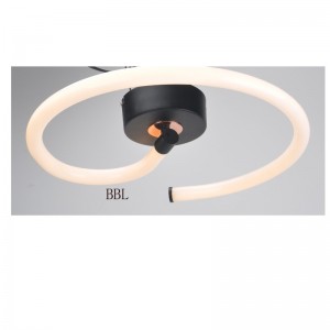 Plafonnier LED avec tube acrylique