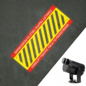 Modèle personnalisé de projecteur de signe virtuel 80W avec zoom manuel