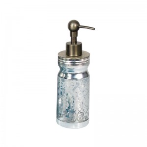 Set d'accessoires de salle de bain en verre