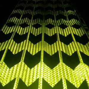 haute qualité design personnalisé trafic sécurité routière rouge blanc réfléchissant attention panneau de signalisation en plastique