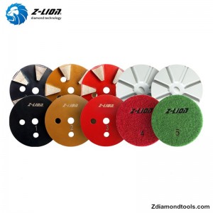 Z-LION Tampons de polissage à sec pierre 5 marches ZL-FSP5