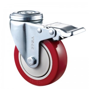 Usage moyen - Boîtier chromé avec roue Diamand TPE rouge