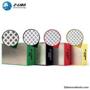 ZL-37CS tampons de polissage à la main de diamant de qualité pas cher pour le verre