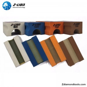 Tapis de polissage à la main diamantés ZL-37CV30 pour dépôt de verre, de fibre de verre et de composites abrasifs