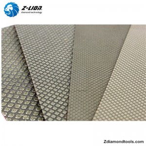 Feuilles de polissage diamantées galvanisées ZL-35A pour pierre