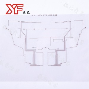 Un circuit imprimé argent - carbone