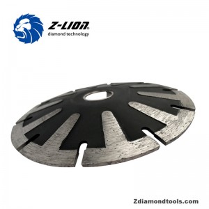 ZL-HB04 Lame de granit convexe à segment T pour pierre artificielle