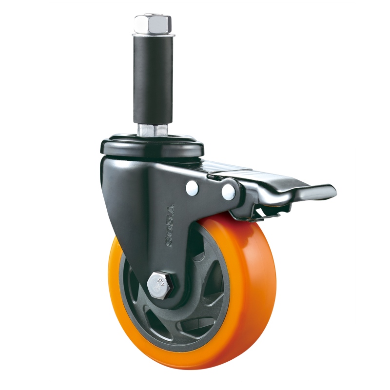 Usage moyen - Boîtier chromé avec roue Orange TPE 18