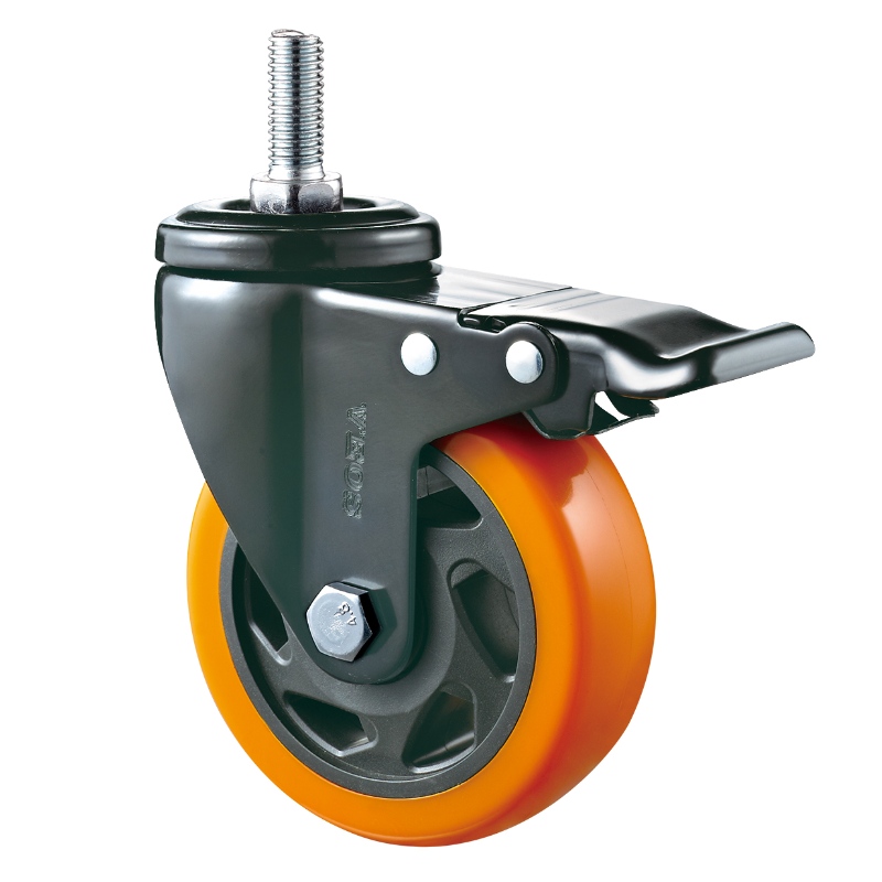 Usage moyen - Boîtier chromé avec roue Orange TPE 18