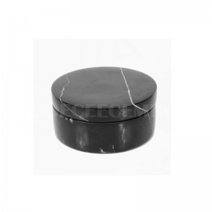 Salière en marbre noir