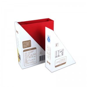 Boîte-cadeau de bande dessinée faite sur commande de boîte d'emballage alimentaire