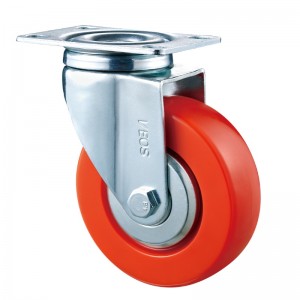 Usage moyen - Boîtier chromé avec roue TPE rouge