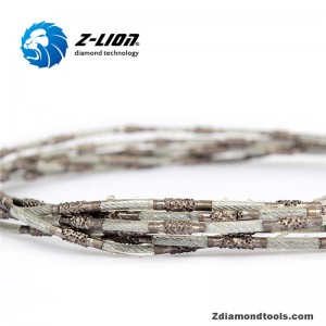 ZL-SJ scie à fil diamanté de 2,0 mm pour la coupe de pierre onyx
