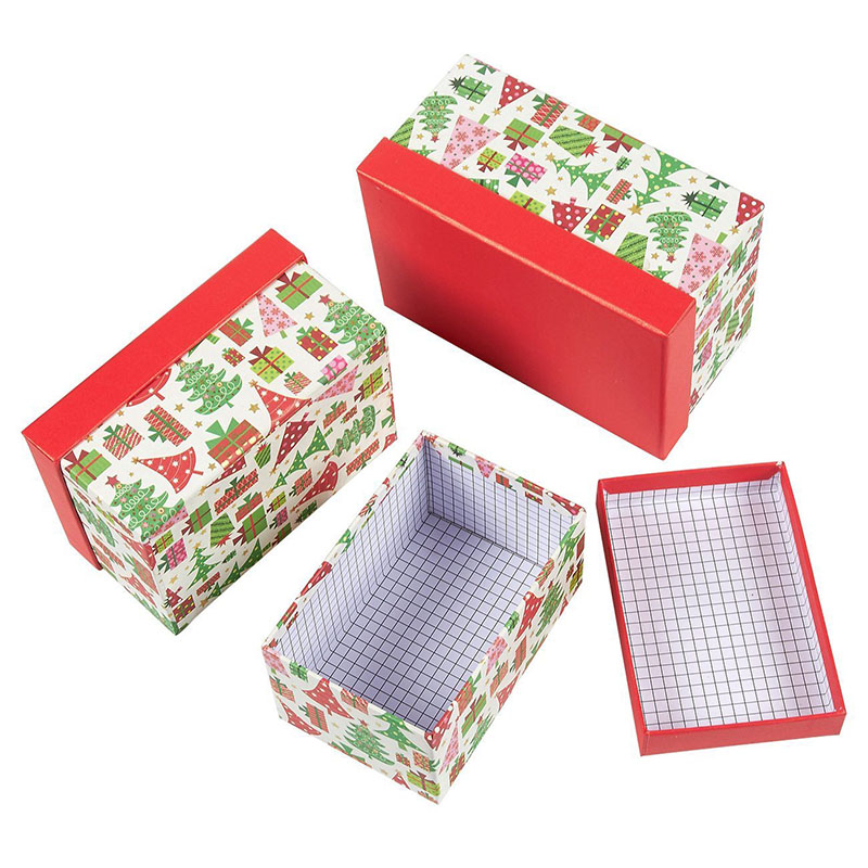 Boîte de papier d'emballage de nouvelle conception, emballage de boîte-cadeau, boîte d'emballage de chocolat, boîtes d'emballage de Noël