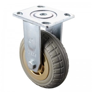 Heavy Duty - Boîtier chromé avec roue brun2 TPE