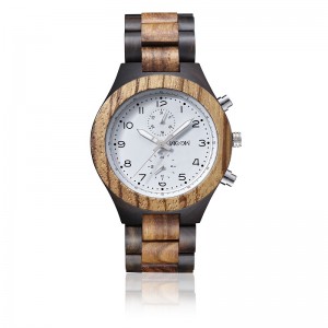 Montre en bois spéciale faite main 100% naturelle